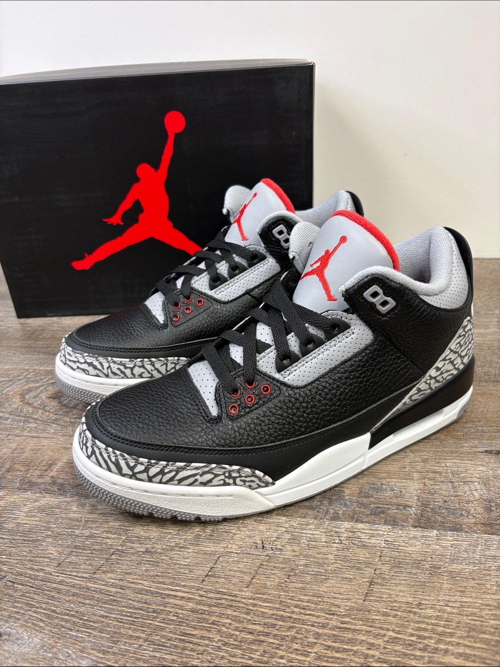 Air Jordan 3 Retro OG “Black Cement” 2018 Men’s Size 10 854262-001 (In OG Box)
